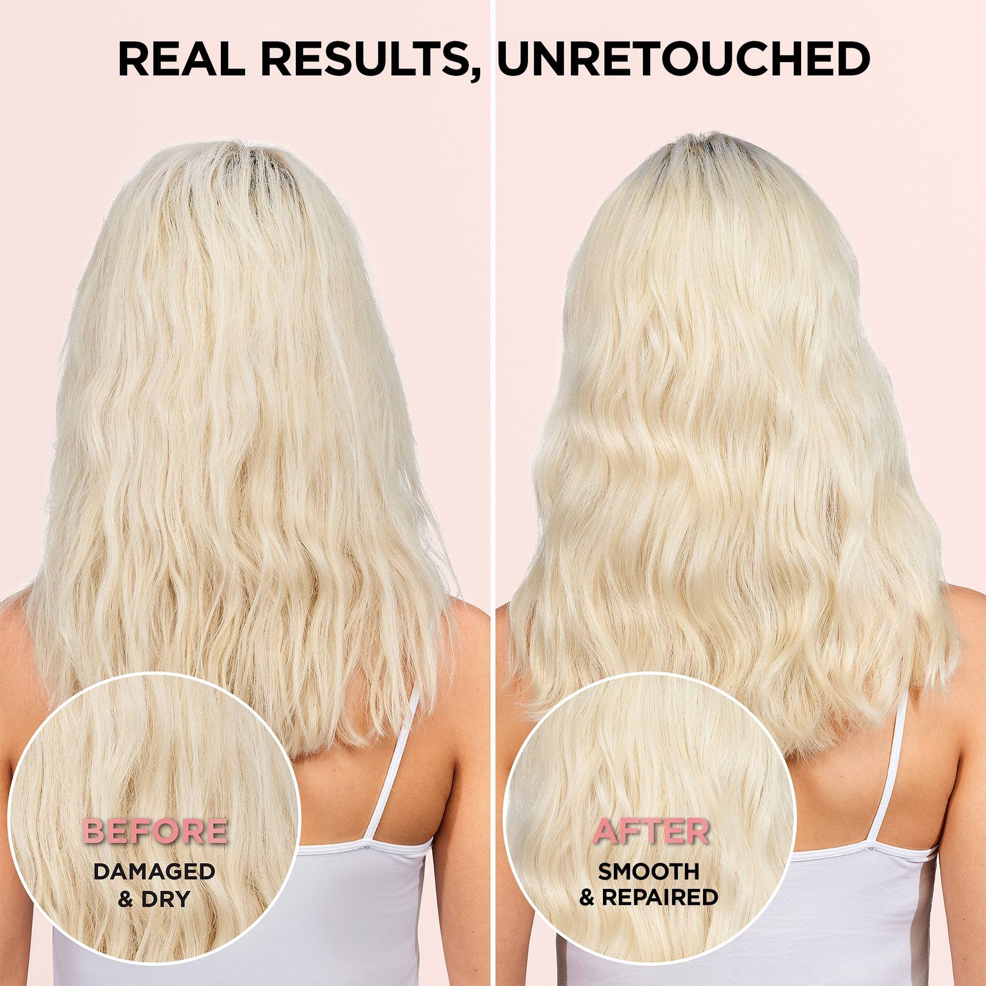 L'Oréal Paris EverPure Sulfate-Free Bonding Shampoo, Before and After
